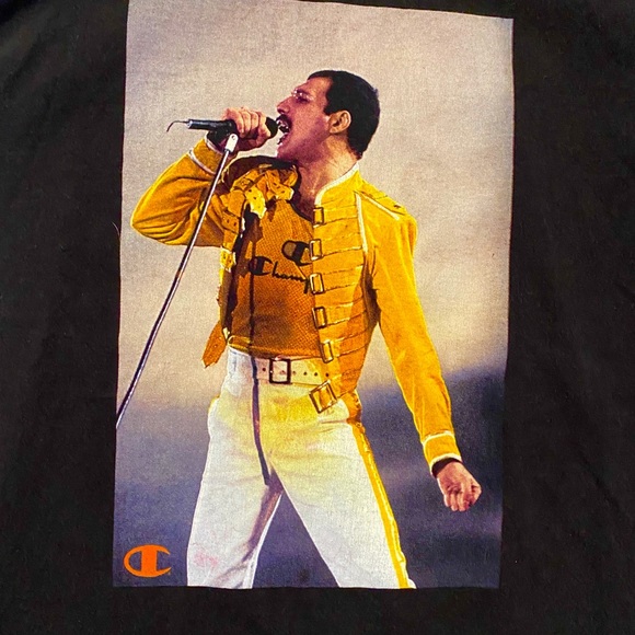 VERY RARE Freddie Mercury x Champion Tee - Picture 2 of 3